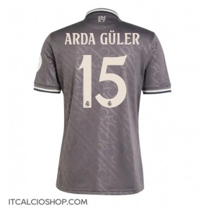 Real Madrid Arda Guler #15 Terza Maglia 2024-25 Manica Corta